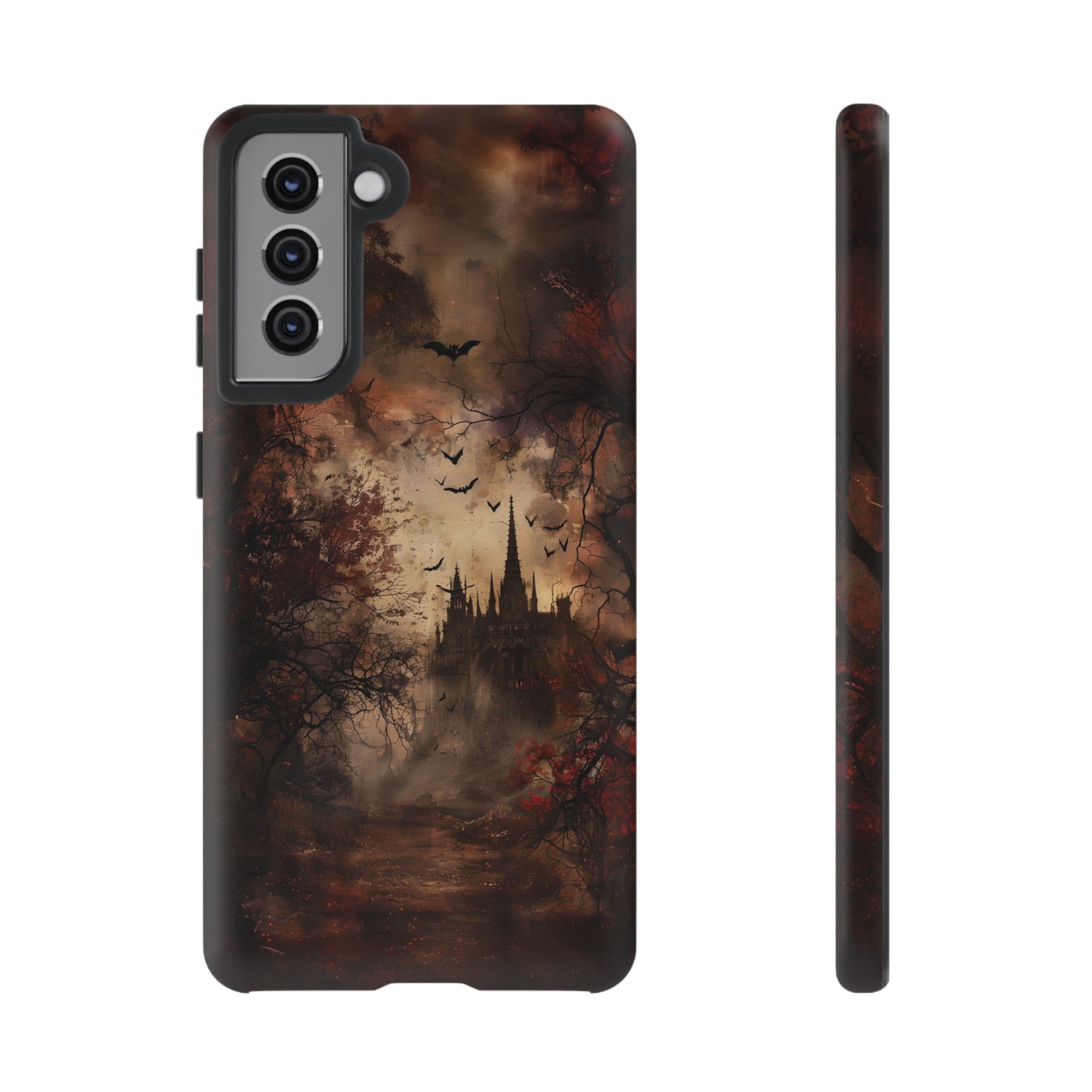 Gothic Castle Phone Case - Spooky Halloween Design for iPhone, Samsung Galaxy, Google Pixel Devices