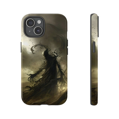 Dark Spirit Phone Case – Grim Reaper Haunting Design for iPhone, Samsung Galaxy, and Google Pixel Devices