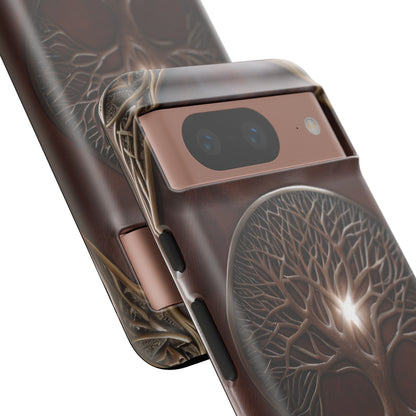 Tree of Life Tough Phone Case – Fantasy Art Design for iPhone, Samsung Galaxy, and Google Pixel Devices