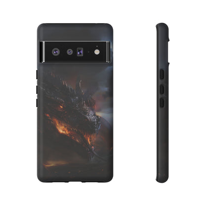 Fiery Dragon Phone Case - Epic Fantasy Art for iPhone, Samsung Galaxy, and Google Pixel Devices