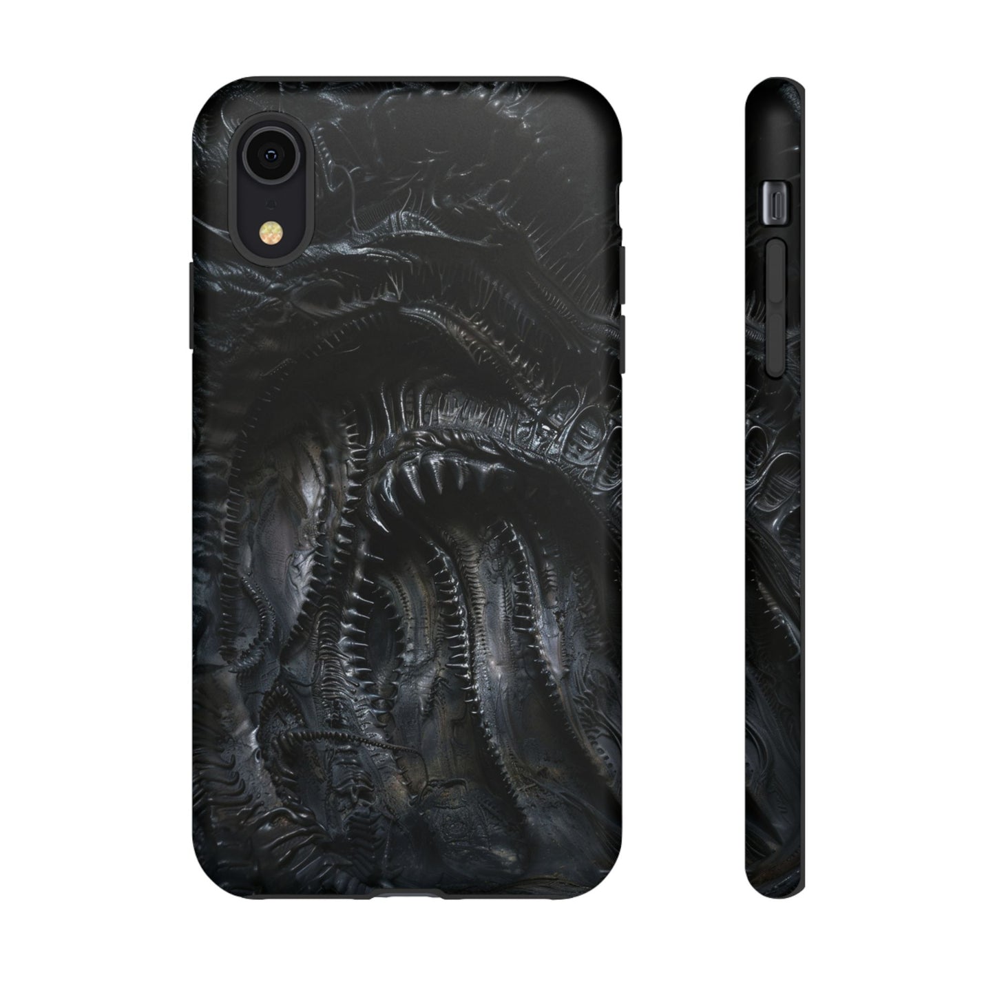 Surreal Biomechanical Phone Case - Gothic Sci-Fi Art for iPhone, Samsung Galaxy, and Google Pixel Devices