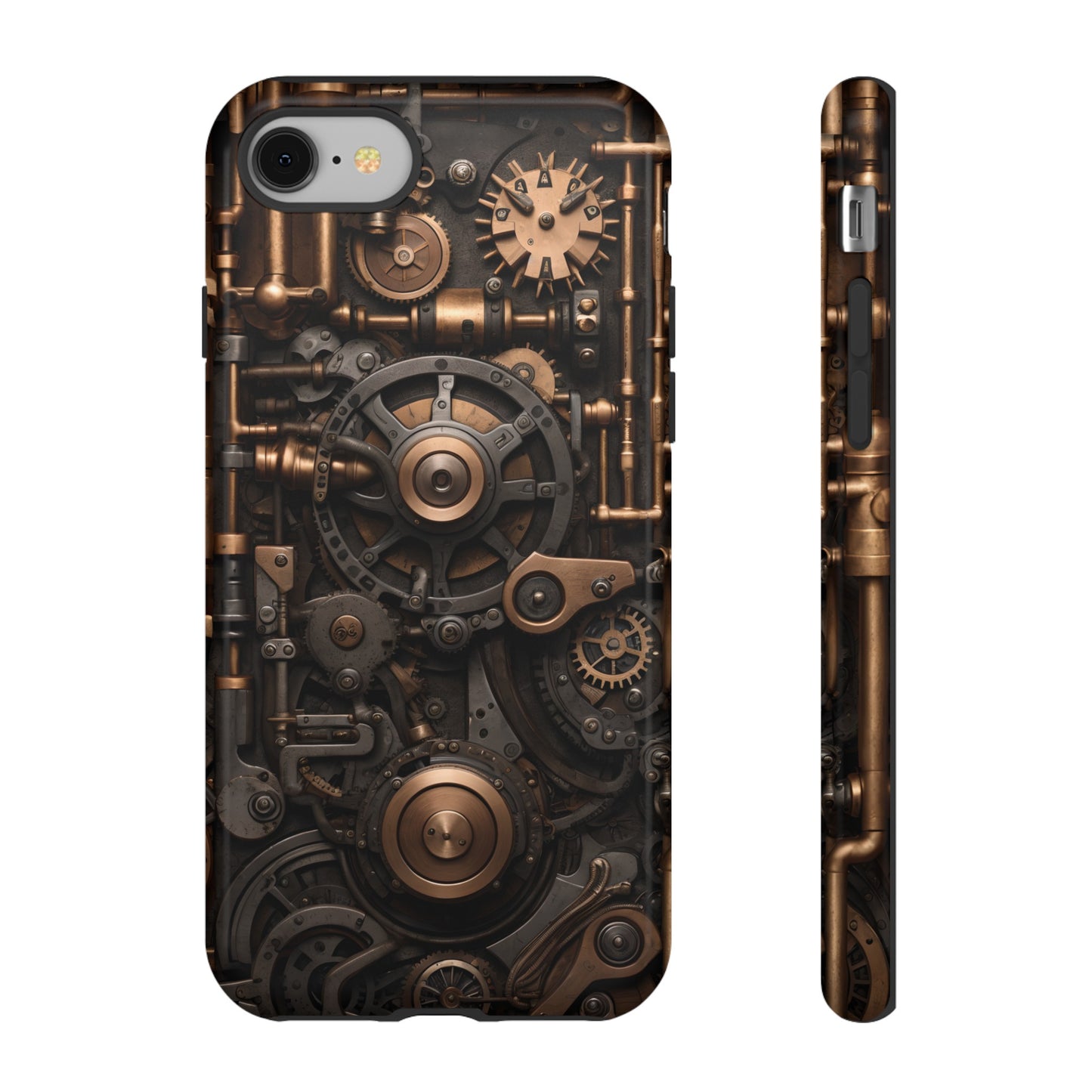 Steampunk Machine Phone Case – Victorian Gears Design for iPhone, Samsung Galaxy, and Google Pixel Devices