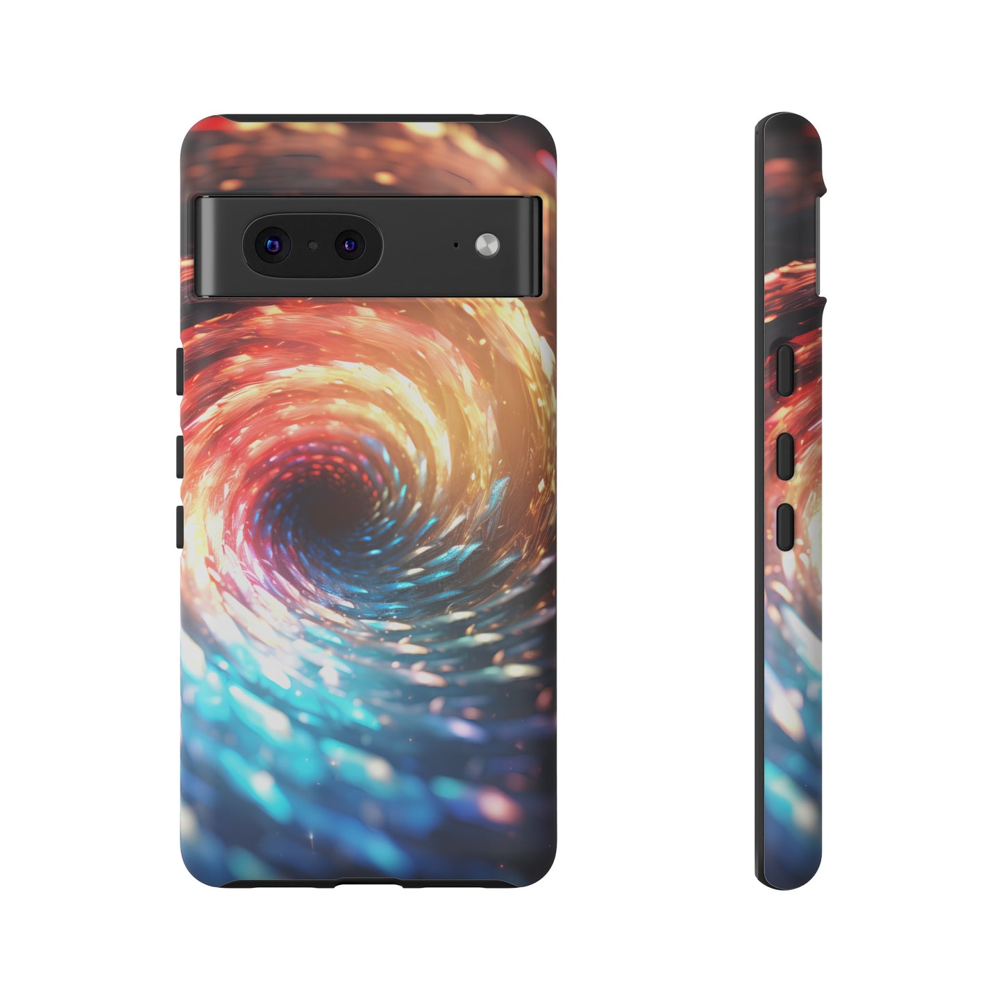 Crystal Portal of Light Phone Case – Vibrant Cosmic Design for iPhone, Samsung Galaxy, and Google Pixel Devices