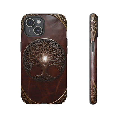 Tree of Life Tough Phone Case – Fantasy Art Design for iPhone, Samsung Galaxy, and Google Pixel Devices