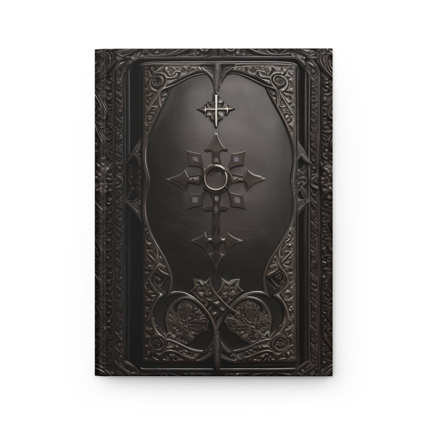 Gothic Cross Hardcover Notebook – Dark Elegant Journal for Writing and Sketching