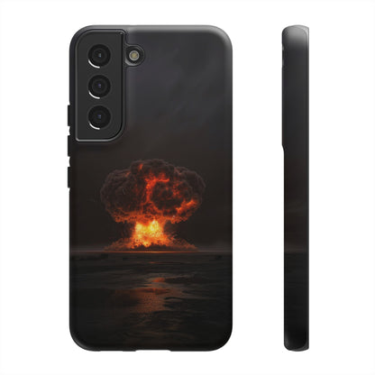 Atomic Explosion Phone Case - Dramatic Mushroom Cloud Design for iPhone and Samsung Galaxy Devices