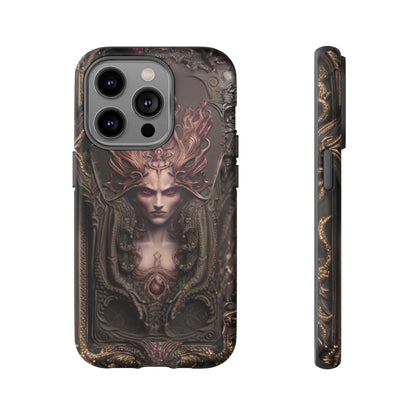 Dark Lilith Phone Case – Horned Hell Horror Design for iPhone, Samsung Galaxy, and Google Pixel Devices