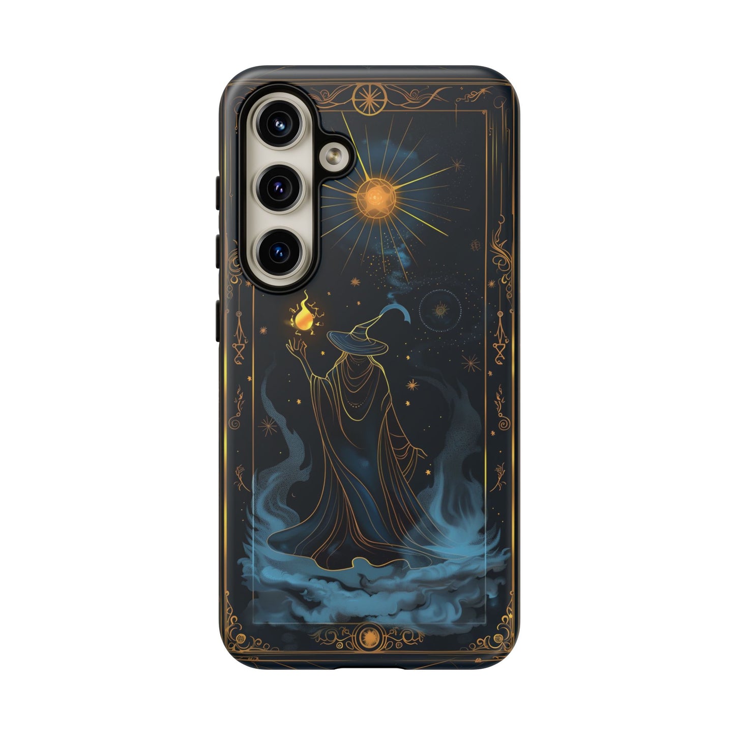 Enchanted Wizard Spellcaster Galaxy Phone Case - Mystical Wizardry Art For iPhone, Samsung Galaxy, and Google Pixel Devices