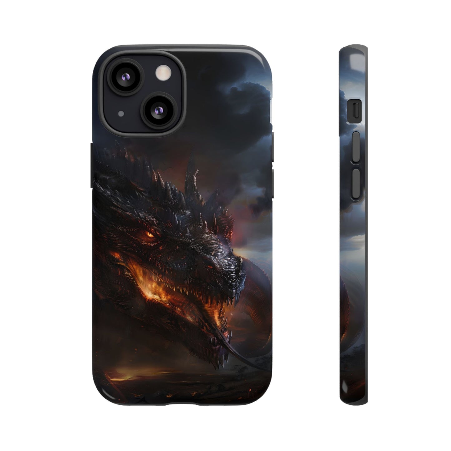 Fiery Dragon Phone Case - Epic Fantasy Art for iPhone, Samsung Galaxy, and Google Pixel Devices