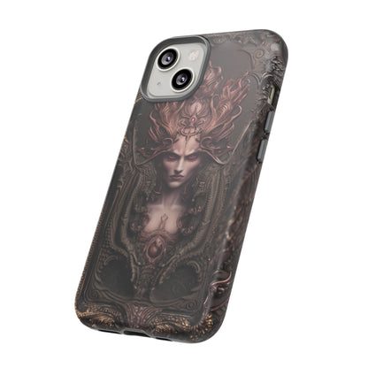 Dark Lilith Phone Case – Horned Hell Horror Design for iPhone, Samsung Galaxy, and Google Pixel Devices