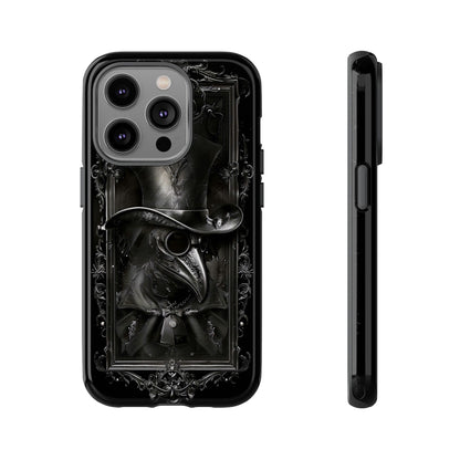 Gothic Plague Doctor Phone Case - Mysterious and Dark Design for iPhone, Samsung Galaxy, and Google Pixel Devices