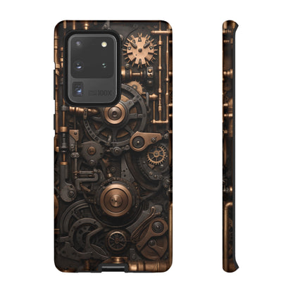 Steampunk Machine Phone Case – Victorian Gears Design for iPhone, Samsung Galaxy, and Google Pixel Devices