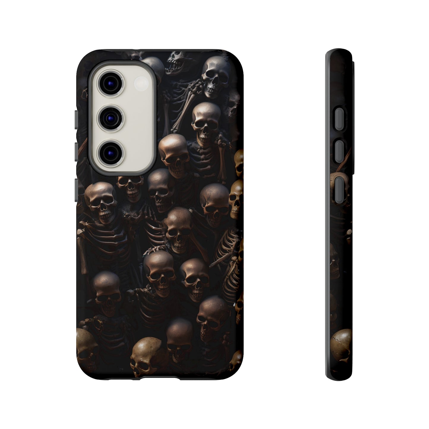 Skeletal Grave Phone Case – Halloween Horror Skeleton Design for iPhone, Samsung Galaxy, and Google Pixel Devices