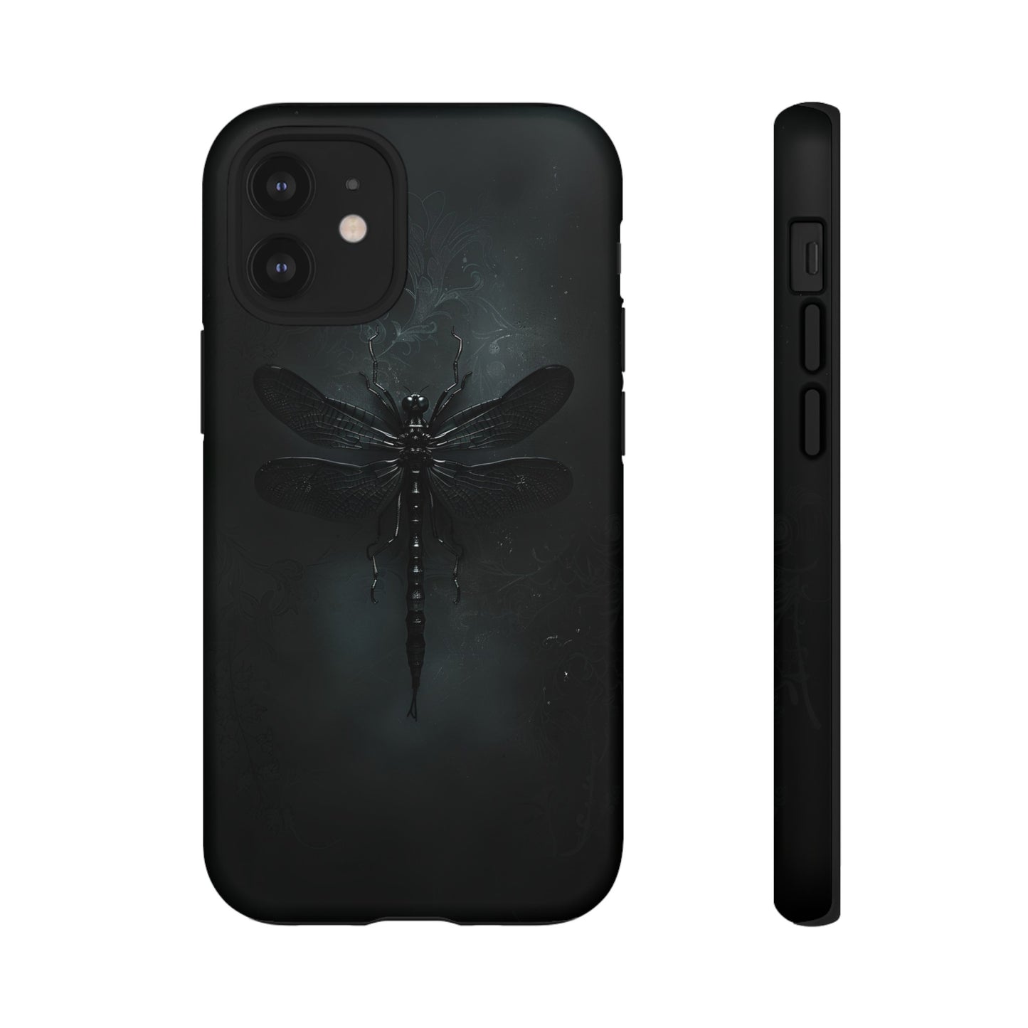 Gothic Dragonfly Phone Case – Dark Elegance Design for iPhone, Samsung Galaxy, and Google Pixel Devices