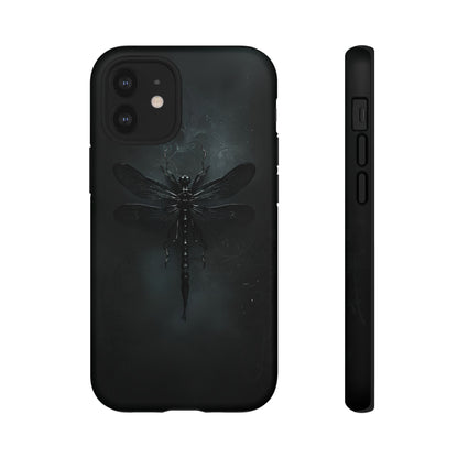 Gothic Dragonfly Phone Case – Dark Elegance Design for iPhone, Samsung Galaxy, and Google Pixel Devices