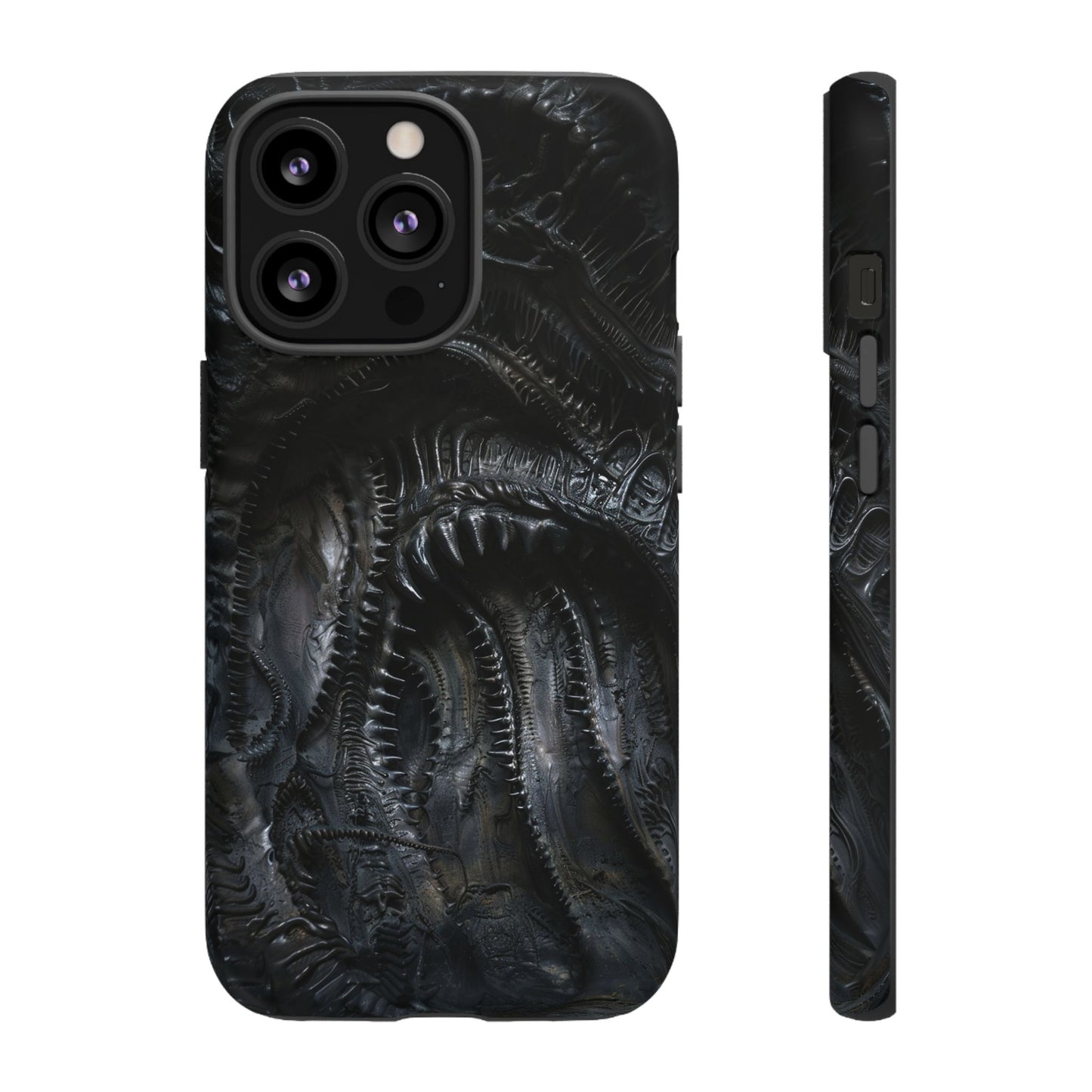 Surreal Biomechanical Phone Case - Gothic Sci-Fi Art for iPhone, Samsung Galaxy, and Google Pixel Devices