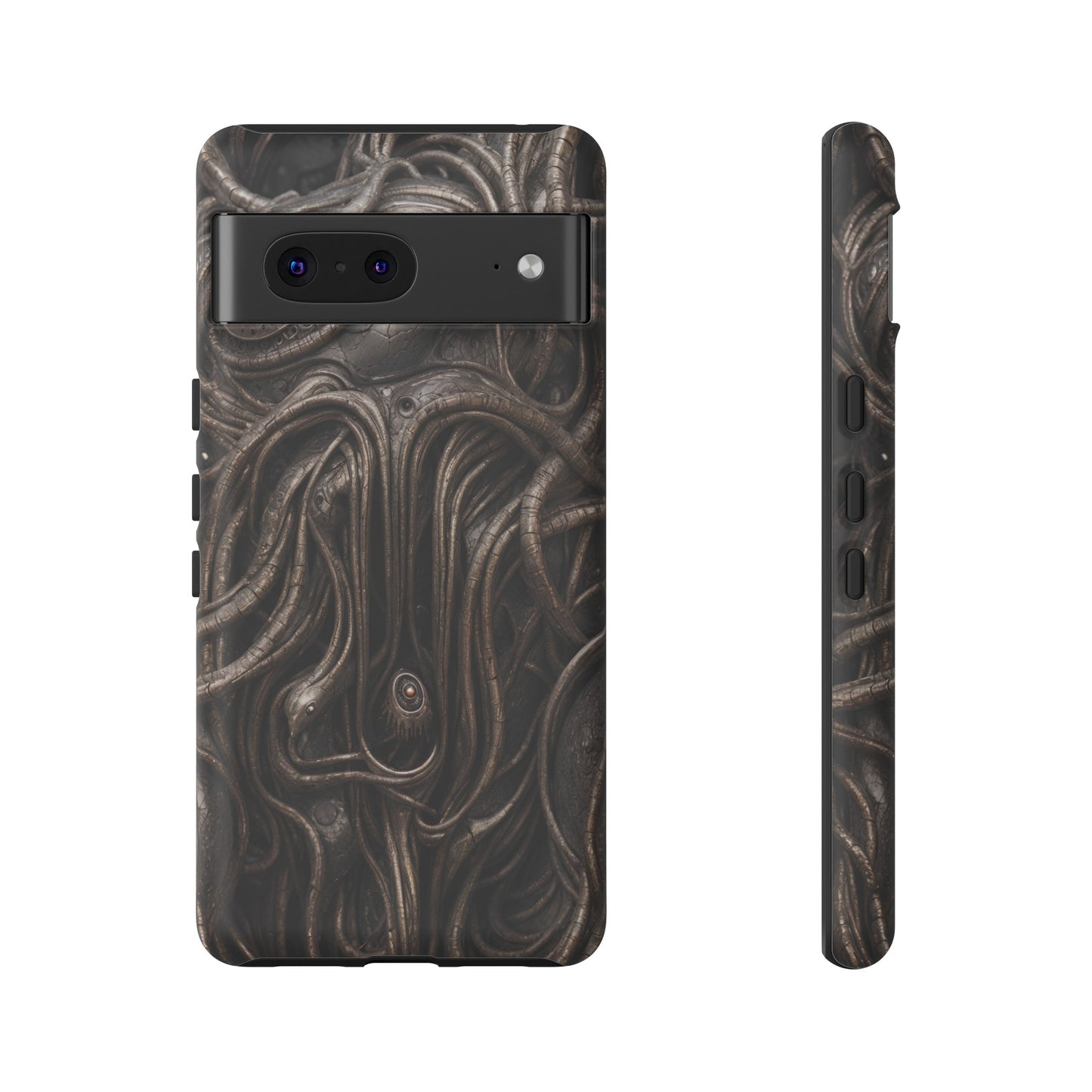 Biomechanical Horror 4 Phone Case – Futuristic Alien Design for iPhone, Samsung Galaxy, and Google Pixel Devices