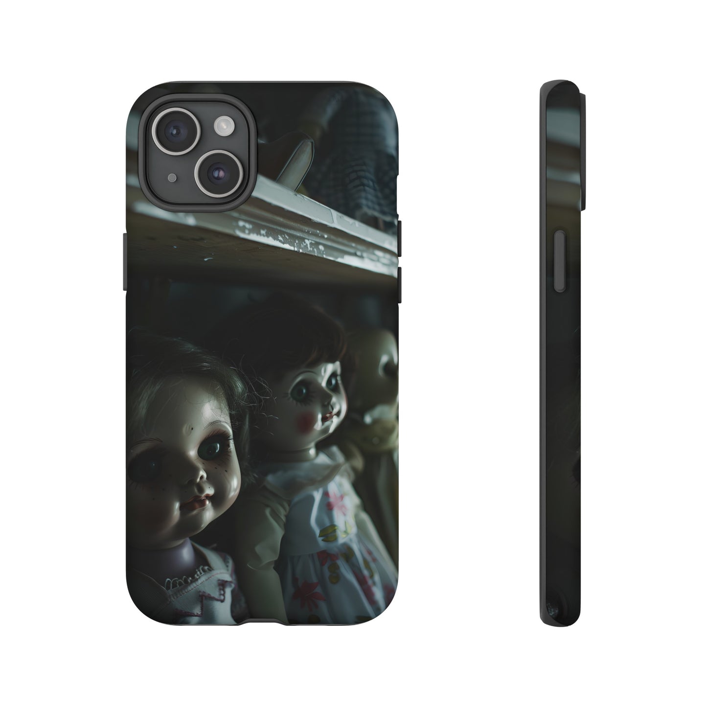 Creepy Dolls Phone Case – Eerie Vintage Doll Design for iPhone, Samsung Galaxy, and Google Pixel Devices