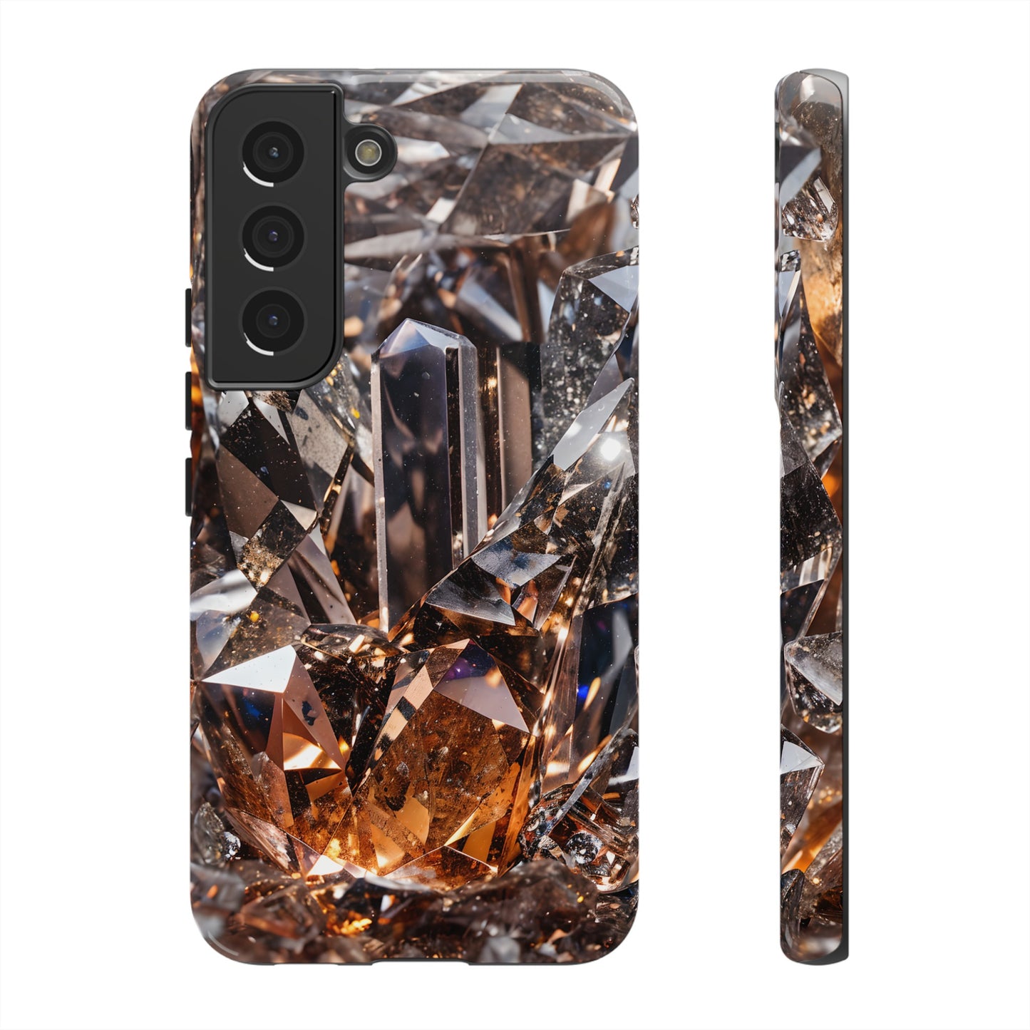 Crystalline Phone Case – Healing Crystal Quartz Design for iPhone, Samsung Galaxy, and Google Pixel Devices