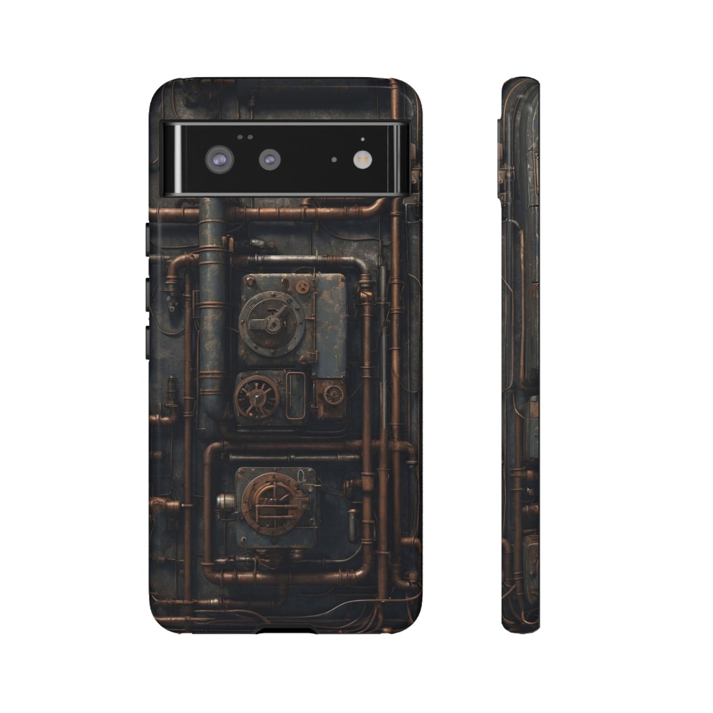 Diesel Punk Phone Case – Industrial Retro-Futuristic Design for iPhone, Samsung Galaxy, and Google Pixel Devices