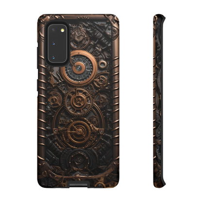 Gearworks 2 Phone Case – Steampunk Victorian Design with Gears and Clockwork for iPhone, Samsung Galaxy, and Google Pixel Devices