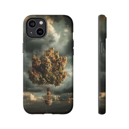 Cannabis Balloon Adventure Phone Case - For iPhone, Samsung Galaxy, and Google Pixel Devices