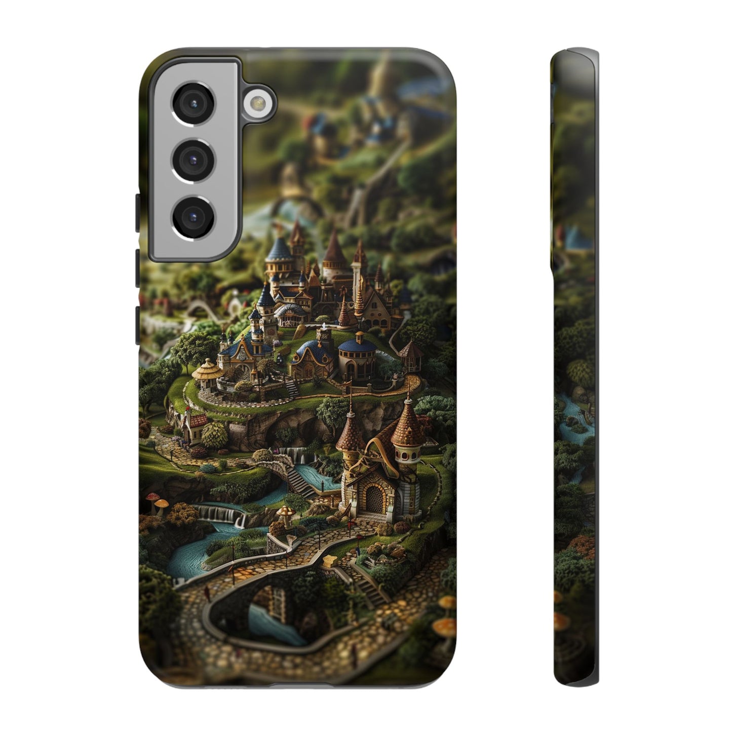 Fairy Kingdom Phone Case - Enchanted Castle Artwork for iPhone, Samsung Galaxy, and Google Pixel Devices