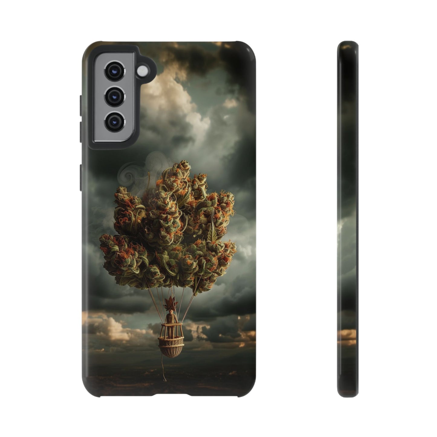 Cannabis Balloon Adventure Phone Case - For iPhone, Samsung Galaxy, and Google Pixel Devices