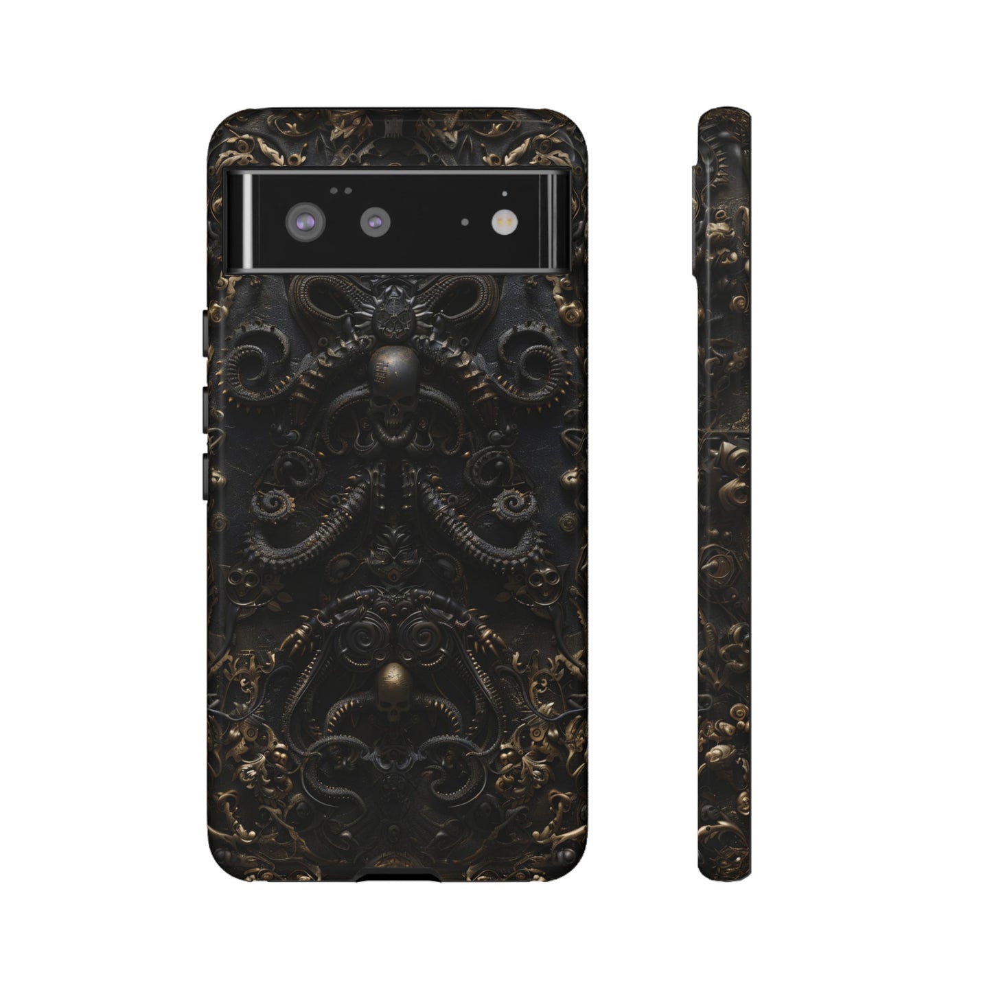 Gothic Steampunk Tentacle Phone Case - Unique Gothic Design for iPhone, Samsung Galaxy, and Google Pixel Devices