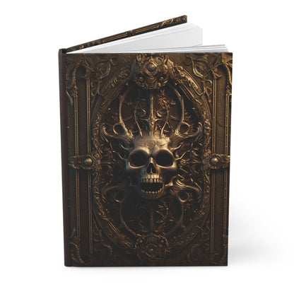 Book of the Dead Hardcover Notebook – Gothic Skull Design Journal for Dark Art and Occult Magic