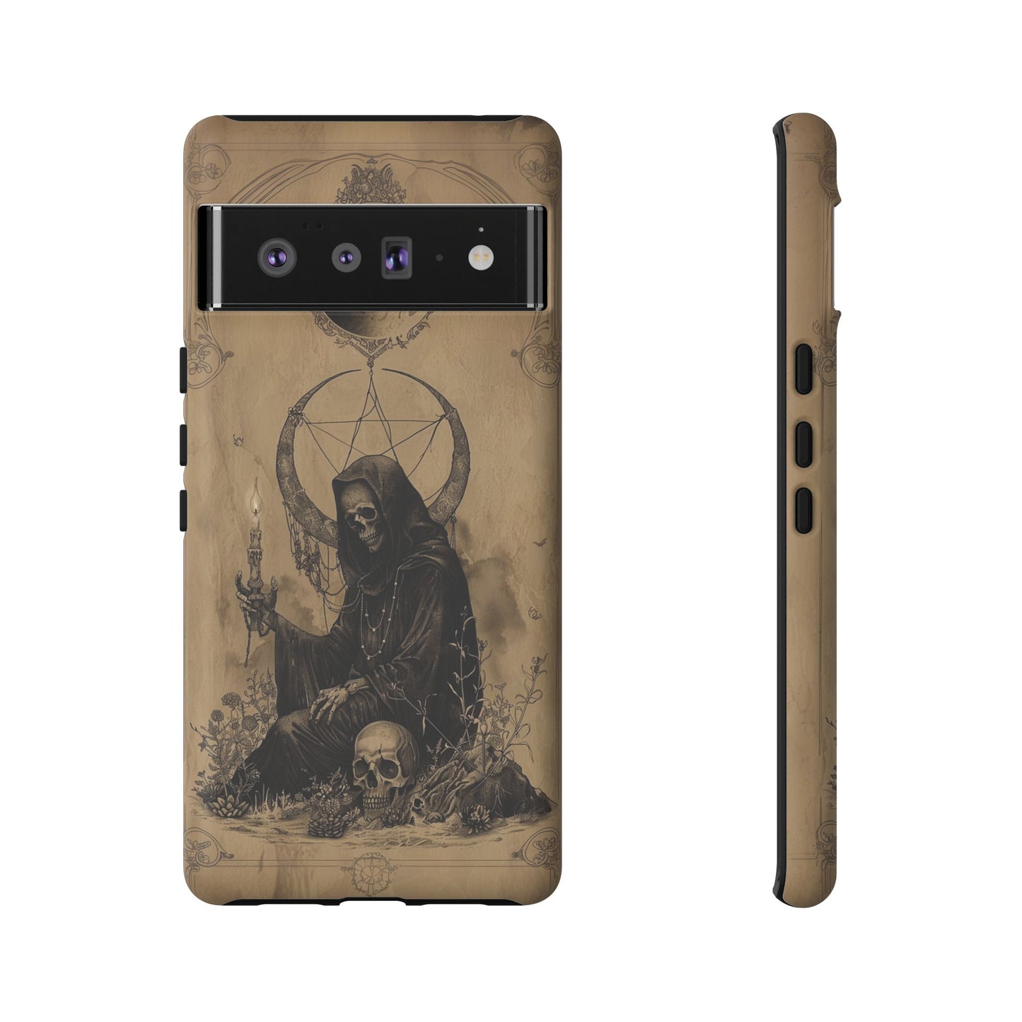 Gothic Reaper Phone Case - Dark Aesthetic Art for iPhone, Samsung, Google Pixel