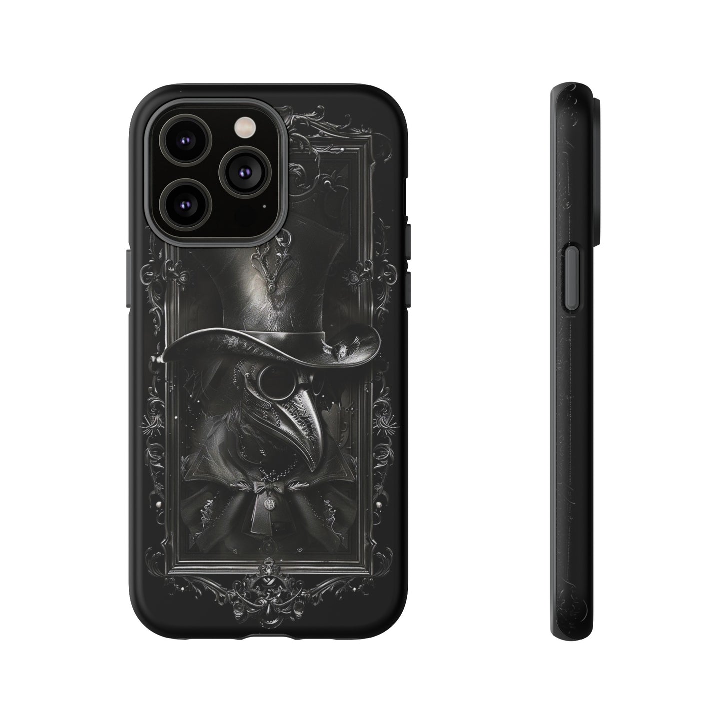 Gothic Plague Doctor Phone Case - Mysterious and Dark Design for iPhone, Samsung Galaxy, and Google Pixel Devices