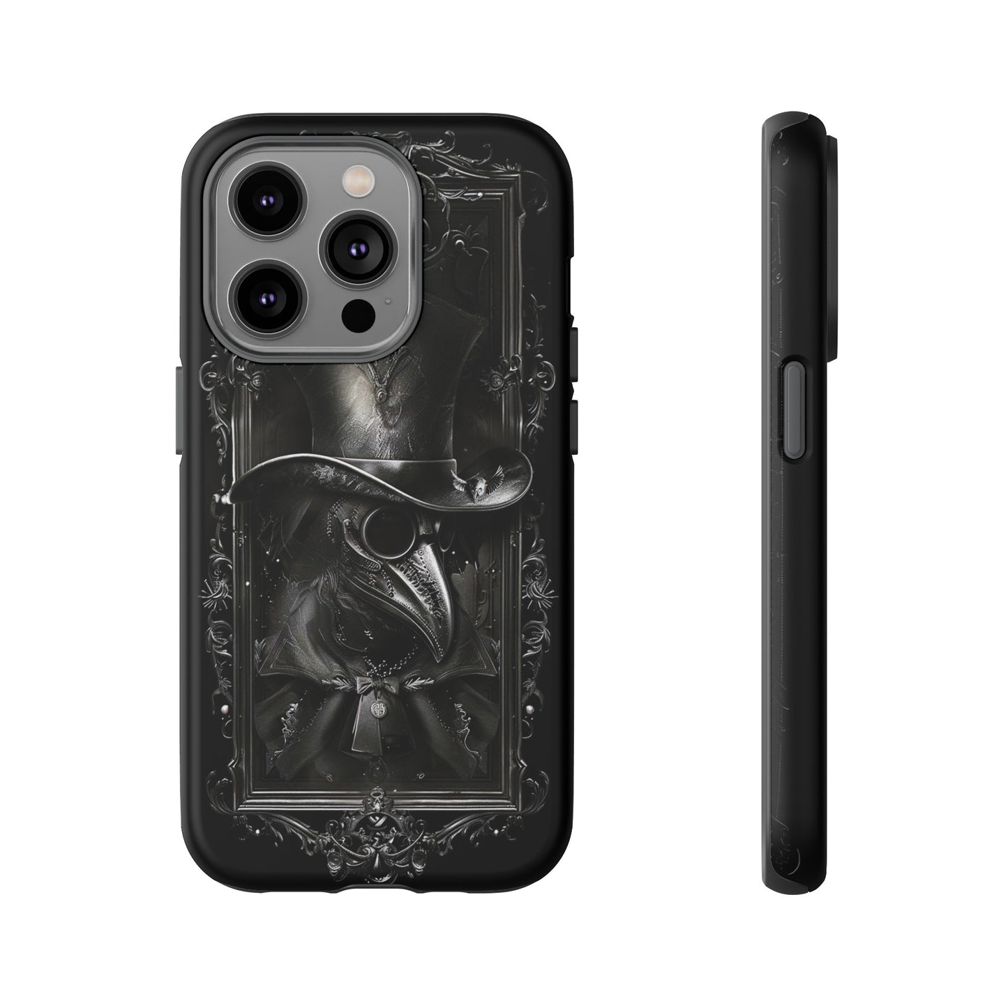 Gothic Plague Doctor Phone Case - Mysterious and Dark Design for iPhone, Samsung Galaxy, and Google Pixel Devices