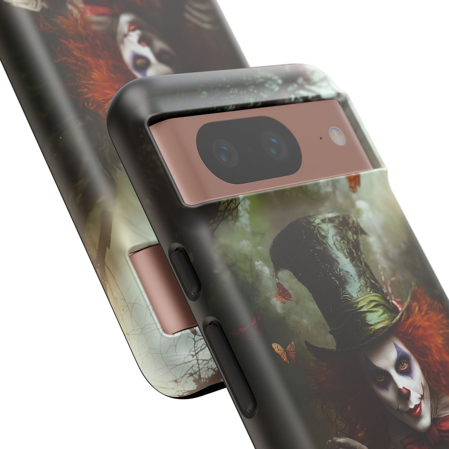 Mad Hatter Gothic Fantasy Phone Case - Dark Wonderland Design for iPhone, Samsung Galaxy, and Google Pixel Devices