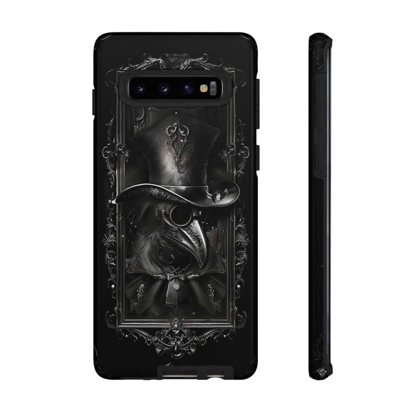 Gothic Plague Doctor Phone Case - Mysterious and Dark Design for iPhone, Samsung Galaxy, and Google Pixel Devices