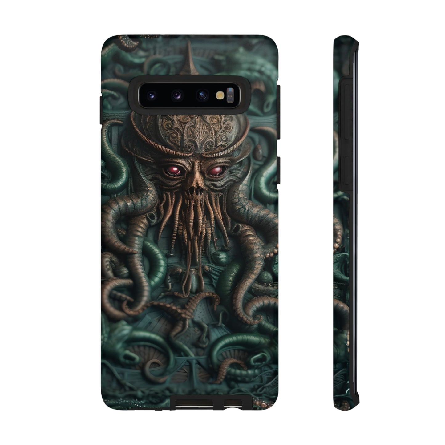 Nameless Dread Tough Phone Case – Lovecraftian Tentacle Horror Design for iPhone, Samsung Galaxy, and Google Pixel Devices