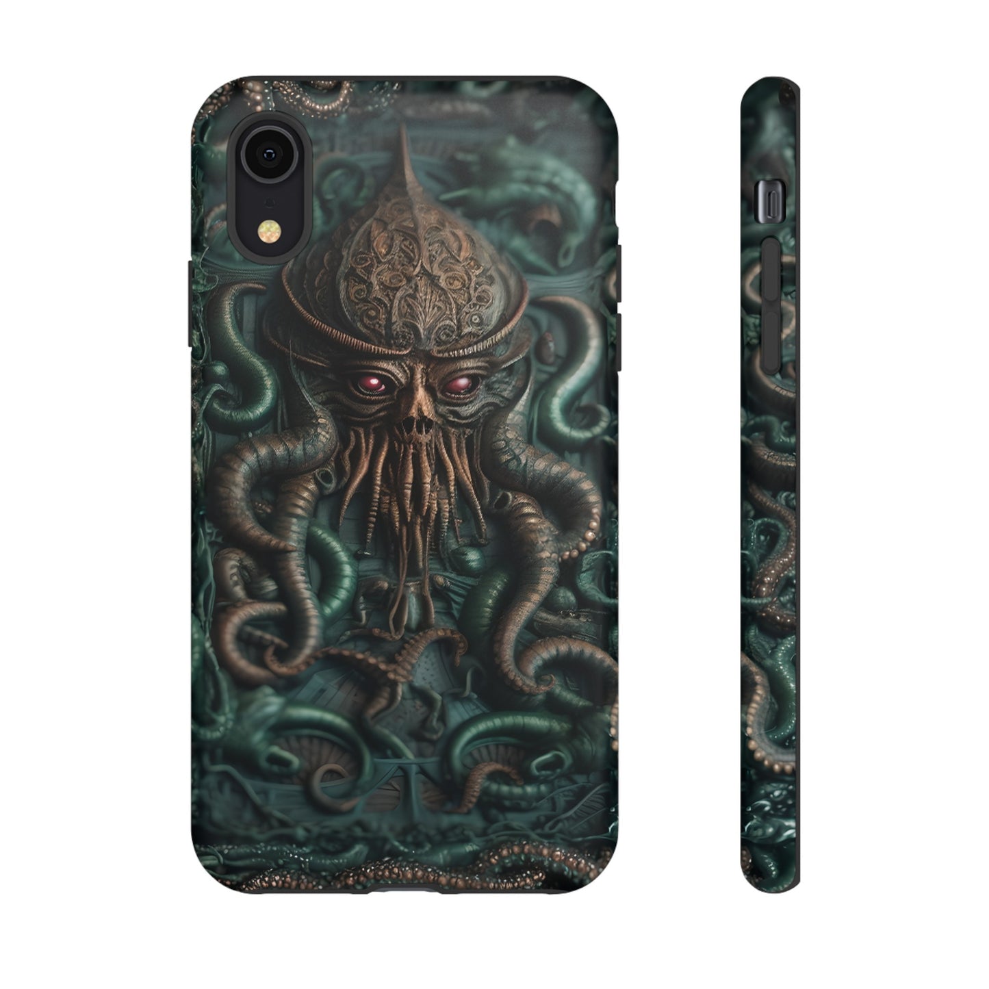 Nameless Dread Tough Phone Case – Lovecraftian Tentacle Horror Design for iPhone, Samsung Galaxy, and Google Pixel Devices