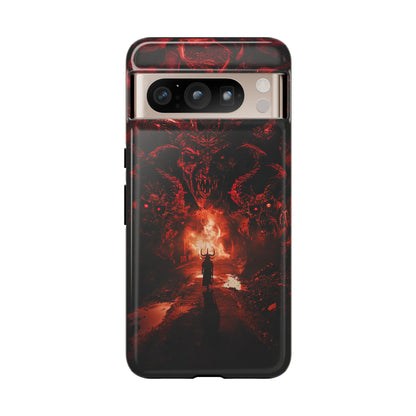 The Road to Hell Phone Case – Gothic Demon and Devil Design for iPhone, Samsung Galaxy, and Google Pixel Devices