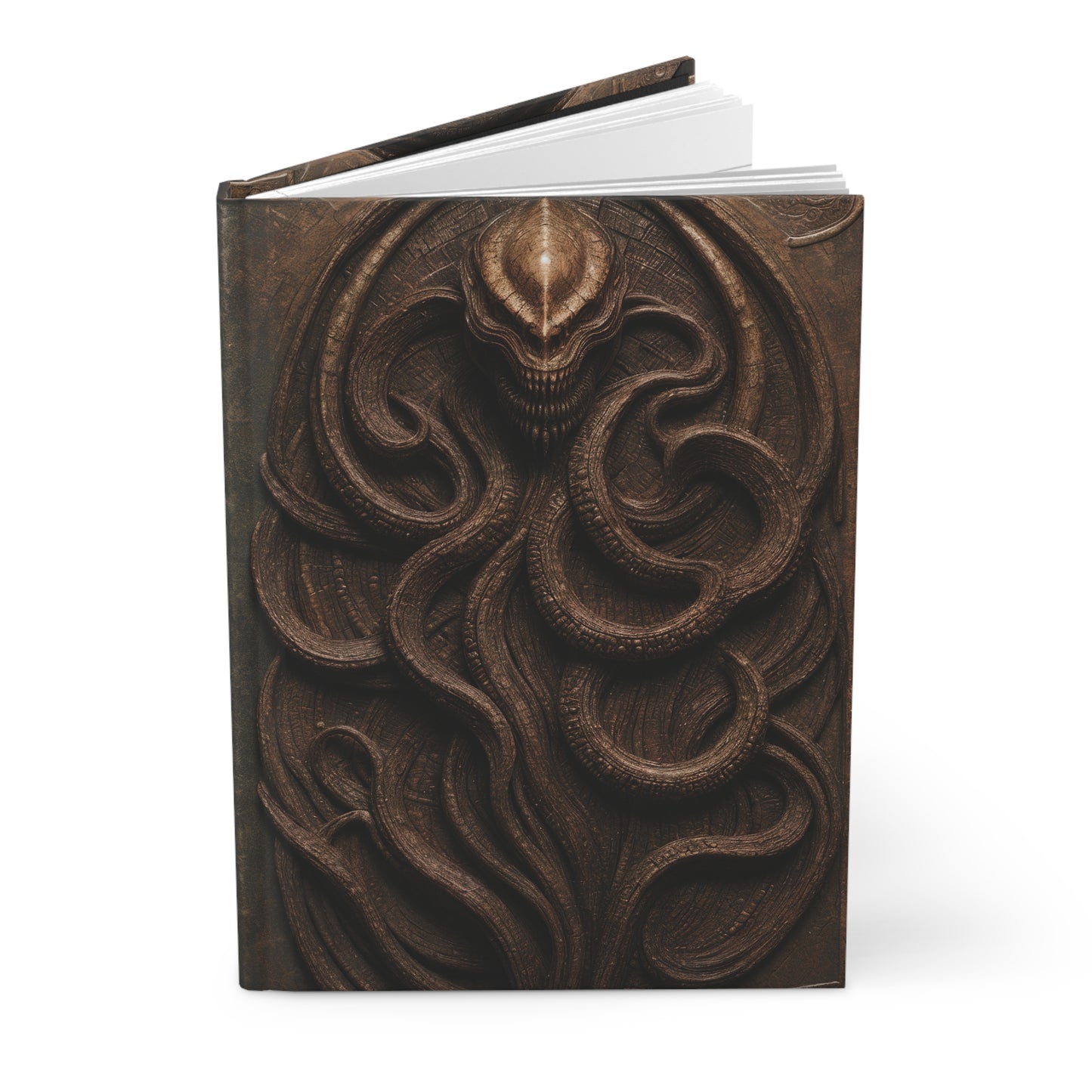 Book of the Tentacled Beast Hardcover Notebook – Lovecraftian Horror Journal for Creative Writing and Occult Magic