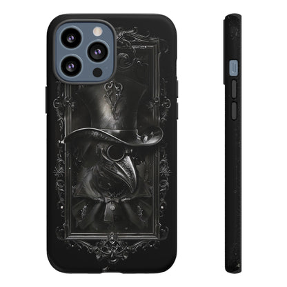 Gothic Plague Doctor Phone Case - Mysterious and Dark Design for iPhone, Samsung Galaxy, and Google Pixel Devices