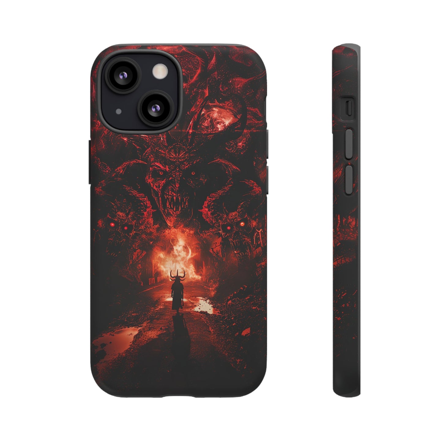 The Road to Hell Phone Case – Gothic Demon and Devil Design for iPhone, Samsung Galaxy, and Google Pixel Devices