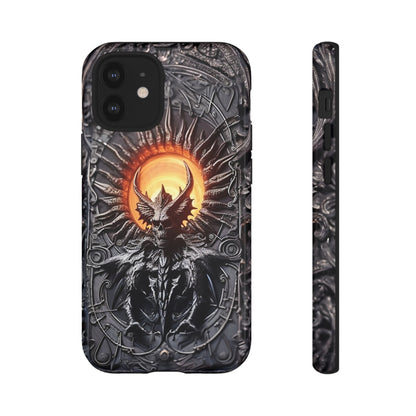 Skeletal Demonic King Phone Case – Ornate Gothic Design for iPhone, Samsung Galaxy, and Google Pixel Devices