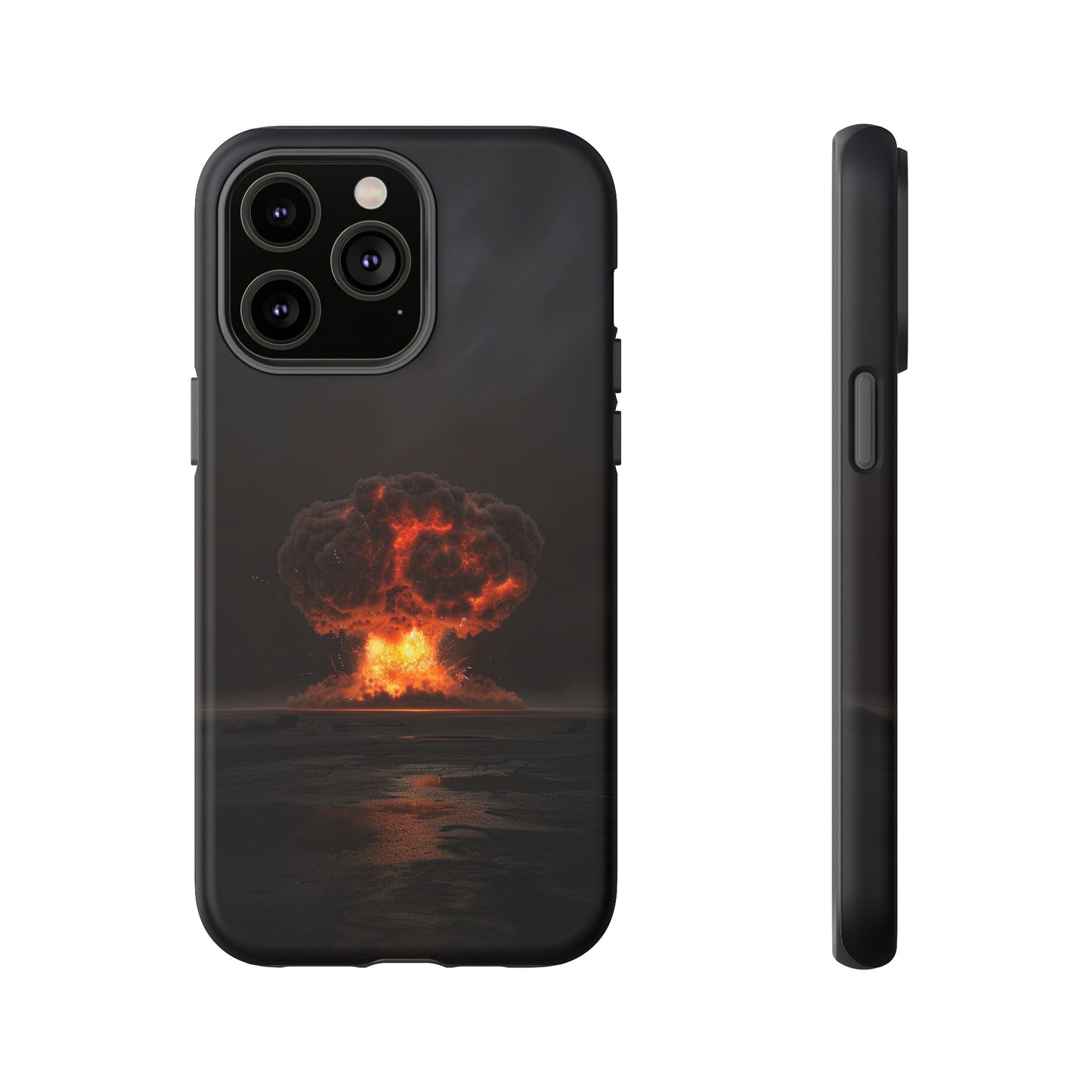 Atomic Explosion Phone Case - Dramatic Mushroom Cloud Design for iPhone and Samsung Galaxy Devices