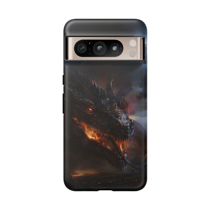 Fiery Dragon Phone Case - Epic Fantasy Art for iPhone, Samsung Galaxy, and Google Pixel Devices