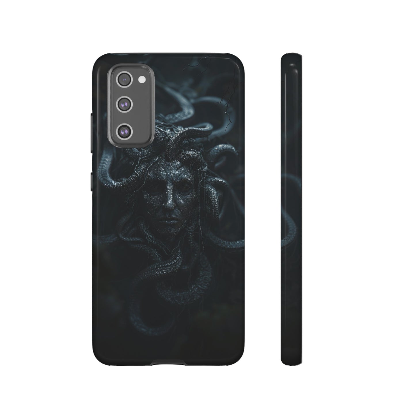 Medusa's Gaze Phone Case - Dark Mythological Design for iPhone and Samsung Galaxy Devices