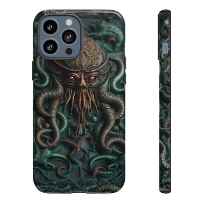 Nameless Dread Tough Phone Case – Lovecraftian Tentacle Horror Design for iPhone, Samsung Galaxy, and Google Pixel Devices