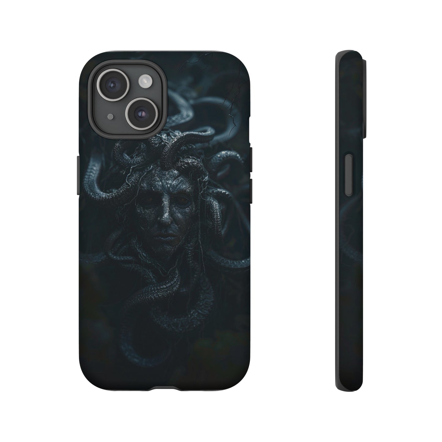 Medusa's Gaze Phone Case - Dark Mythological Design for iPhone and Samsung Galaxy Devices