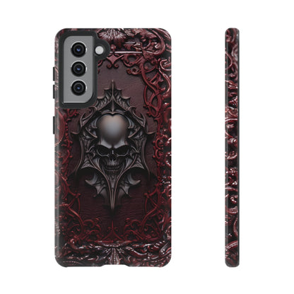 Vampiric Tough Phone Case – Gothic Skull Vampire Design for iPhone, Samsung Galaxy, and Google Pixel Devices