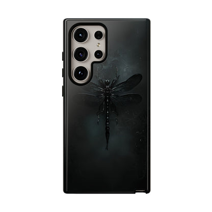 Gothic Dragonfly Phone Case – Dark Elegance Design for iPhone, Samsung Galaxy, and Google Pixel Devices