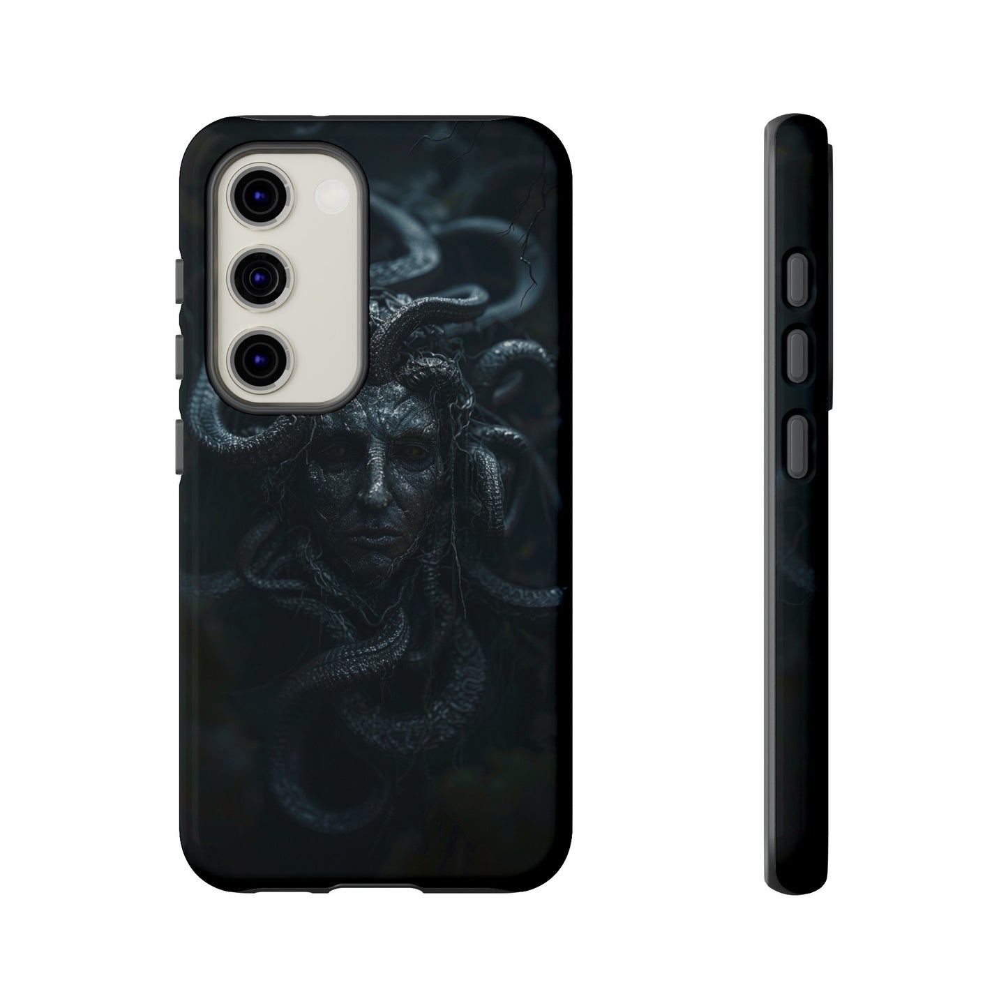 Medusa's Gaze Phone Case - Dark Mythological Design for iPhone and Samsung Galaxy Devices